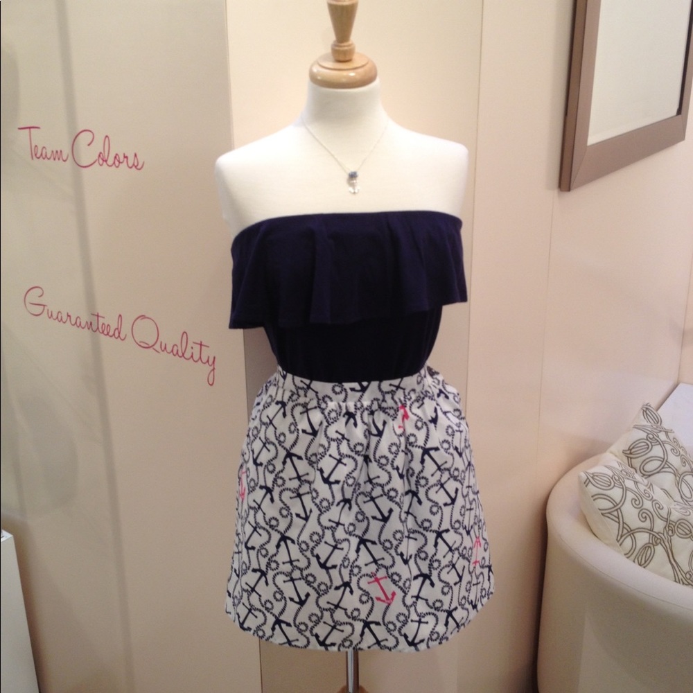 Lilly Pulitzer Wiley Tub Top Navy NWOT M